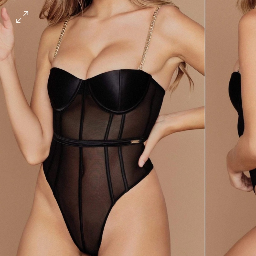 Chain Strap Bodysuit